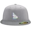 Flexfit 6210 Structured Flat Bill Fitted Hat Thumbnail