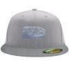 Flexfit 6210 Structured Flat Bill Fitted Hat Thumbnail