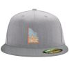 Flexfit 6210 Structured Flat Bill Fitted Hat Thumbnail