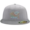 Flexfit 6210 Structured Flat Bill Fitted Hat Thumbnail