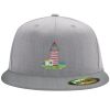 Flexfit 6210 Structured Flat Bill Fitted Hat Thumbnail