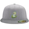Flexfit 6210 Structured Flat Bill Fitted Hat Thumbnail