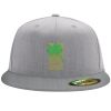 Flexfit 6210 Structured Flat Bill Fitted Hat Thumbnail