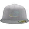 Flexfit 6210 Structured Flat Bill Fitted Hat Thumbnail