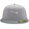 Flexfit 6210 Structured Flat Bill Fitted Hat Thumbnail