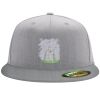 Flexfit 6210 Structured Flat Bill Fitted Hat Thumbnail
