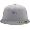 Flexfit 6210 Structured Flat Bill Fitted Hat Thumbnail
