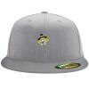 Flexfit 6210 Structured Flat Bill Fitted Hat Thumbnail