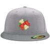 Flexfit 6210 Structured Flat Bill Fitted Hat Thumbnail