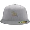 Flexfit 6210 Structured Flat Bill Fitted Hat Thumbnail