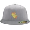 Flexfit 6210 Structured Flat Bill Fitted Hat Thumbnail