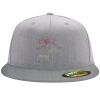 Flexfit 6210 Structured Flat Bill Fitted Hat Thumbnail