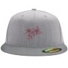 Flexfit 6210 Structured Flat Bill Fitted Hat Thumbnail