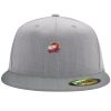 Flexfit 6210 Structured Flat Bill Fitted Hat Thumbnail