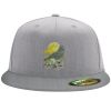 Flexfit 6210 Structured Flat Bill Fitted Hat Thumbnail