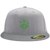 Flexfit 6210 Structured Flat Bill Fitted Hat Thumbnail