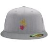 Flexfit 6210 Structured Flat Bill Fitted Hat Thumbnail