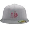 Flexfit 6210 Structured Flat Bill Fitted Hat Thumbnail