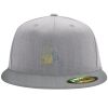 Flexfit 6210 Structured Flat Bill Fitted Hat Thumbnail