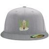 Flexfit 6210 Structured Flat Bill Fitted Hat Thumbnail