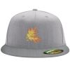 Flexfit 6210 Structured Flat Bill Fitted Hat Thumbnail
