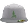 Flexfit 6210 Structured Flat Bill Fitted Hat Thumbnail