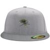 Flexfit 6210 Structured Flat Bill Fitted Hat Thumbnail