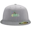 Flexfit 6210 Structured Flat Bill Fitted Hat Thumbnail
