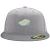 Flexfit 6210 Structured Flat Bill Fitted Hat Thumbnail