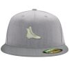 Flexfit 6210 Structured Flat Bill Fitted Hat Thumbnail