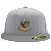 Flexfit 6210 Structured Flat Bill Fitted Hat Thumbnail
