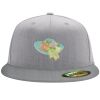 Flexfit 6210 Structured Flat Bill Fitted Hat Thumbnail