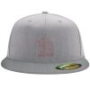 Flexfit 6210 Structured Flat Bill Fitted Hat Thumbnail