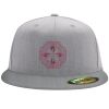 Flexfit 6210 Structured Flat Bill Fitted Hat Thumbnail