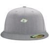 Flexfit 6210 Structured Flat Bill Fitted Hat Thumbnail