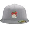 Flexfit 6210 Structured Flat Bill Fitted Hat Thumbnail