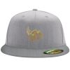 Flexfit 6210 Structured Flat Bill Fitted Hat Thumbnail