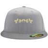 Flexfit 6210 Structured Flat Bill Fitted Hat Thumbnail