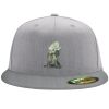 Flexfit 6210 Structured Flat Bill Fitted Hat Thumbnail