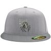 Flexfit 6210 Structured Flat Bill Fitted Hat Thumbnail