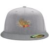 Flexfit 6210 Structured Flat Bill Fitted Hat Thumbnail