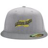 Flexfit 6210 Structured Flat Bill Fitted Hat Thumbnail