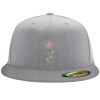 Flexfit 6210 Structured Flat Bill Fitted Hat Thumbnail