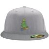 Flexfit 6210 Structured Flat Bill Fitted Hat Thumbnail