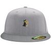 Flexfit 6210 Structured Flat Bill Fitted Hat Thumbnail