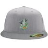 Flexfit 6210 Structured Flat Bill Fitted Hat Thumbnail