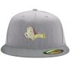 Flexfit 6210 Structured Flat Bill Fitted Hat Thumbnail