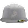 Flexfit 6210 Structured Flat Bill Fitted Hat Thumbnail