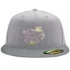 Flexfit 6210 Structured Flat Bill Fitted Hat Thumbnail