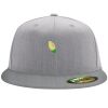 Flexfit 6210 Structured Flat Bill Fitted Hat Thumbnail
